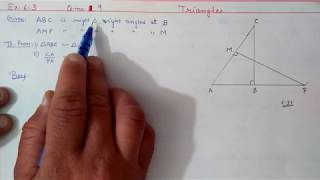 Chapter6 Ex63 Q78910 Triangles  Ncert Maths Class 10  Cbse [upl. by Port]