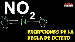 QUÍMICA Excepciones Regla Octeto Enlace Covalente  NO NO2 BeH2BF3 BACHILLERATO AULAEXPRESS [upl. by Bartholemy]