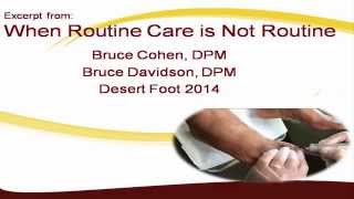 Dr Cohens Presentation on Benefits of using a Podiatry Drill with a vacuum at Desert Foot 2014 [upl. by Ettennyl]