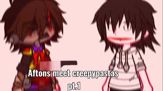 Aftons meet creepypastas 1 william meets [upl. by Artenek22]