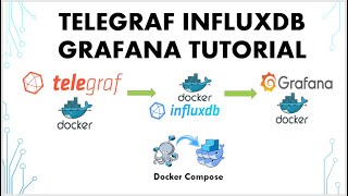 How To Setup Influxdb Telegraf And Grafana Using Docker Compose  Telegraf Influxdb Grafana Tutorial [upl. by Shir995]