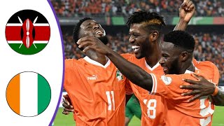 Kenya vs Ivory Coast  Extended Highlights amp All Goals 2024 HD [upl. by Ottinger123]