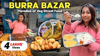 Burra Bazaar Food Vlog  Kolkatas Best Veg Street Food Tour [upl. by Stu]