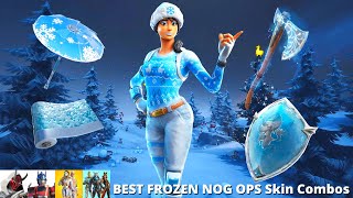 Best FROZEN NOG OPS Skin Combos for CHAPTER 5 [upl. by Anialam84]