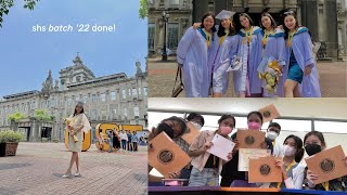 senior high school done 🎓 ustshs grad vlog [upl. by Odnumde]