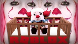 Would you ADOPT an EVIL IT CLOWN on HALLOWS EVE Roblox Social Experiment [upl. by Ahsikit]