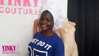 HOW TO MAKE A CampS CAP HEAD COVER HAIR BONNET [upl. by Brook]