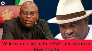 Wike seizes the AFFC allocation for October in Rivers State [upl. by Nosidda730]