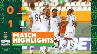 HIGHLIGHTS  GuineaBissau 🆚 Nigeria TotalEnergiesAFCON2023  MD3 Group A [upl. by Aicercal]