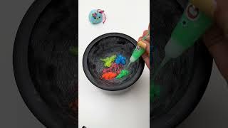 Multi color slime slime glitteryslime satisfying slimeslime oddlysatisfying crunchyslimes [upl. by Sirrom382]