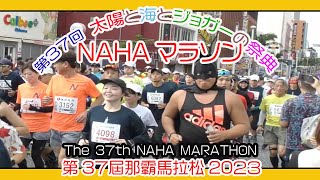 第３7回 那覇マラソン２０２３ 那霸马拉松  NAHA MARATHON  No2 １２月３日 那覇国際通り Okinawa [upl. by Resarf]