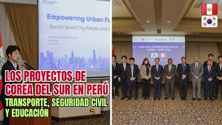 Los proyectos de Corea del Sur en el Perú  educación  seguridad civil y transporte peru [upl. by Conrade]