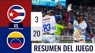 Resumen Cuba vs Venezuela  Serie del Caribe 2023 4feb [upl. by Brentt]