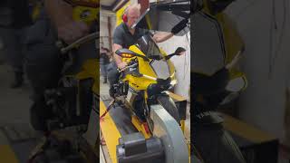 Yamaha R1 50th anniversary pure sound on the Dyno [upl. by Acimad]