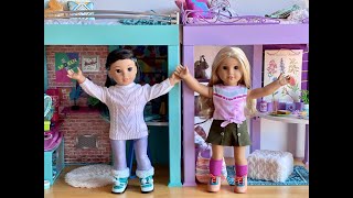 Opening and Review Of American Girl Corinne Tan 2022 Collection  Corinne and Accessories [upl. by Cello]