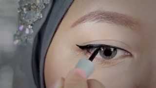 Tutorial Eyeliner Liquid Wardah [upl. by Jenine]