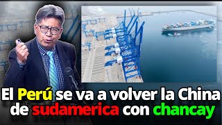 Prensa Boliviana maravillada con el Puerto de chancay [upl. by Ulysses]