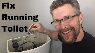 How to fix a running toilet The two most common causes [upl. by Clercq]