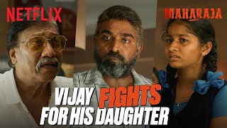 Vijay Sethupathi DEMANDS The School Owner to APOLOGIZE to His Daughter😳  Tamil Clip  Maharaja [upl. by Courtenay]