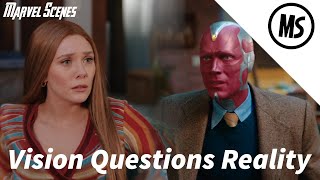 WandaVision 1x03  quotIs This Really Happeningquot  Vision Questions Reality HD  Marvel Scenes [upl. by Bunow]