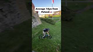 Subscribe for more🔥🫡 freeride bike mtb bikelife downhill urbandownhill viral [upl. by Engud]