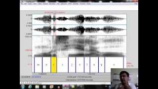 Configuración espectrográfica de vocales y consonantes [upl. by Ennirak]