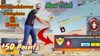 How to Complete OVERACHIEVER Earn 2800 Achievement Point  Overachiever Achievement Title  Pubg [upl. by Yltsew]