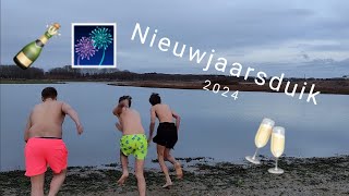 nieuwjaarsduik 2024 [upl. by Nnodnarb]