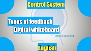 Control System Engineering  Part 3  Types of feedback  Explained using digital whiteboard [upl. by Pitt]