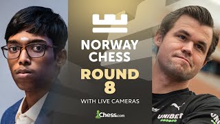 PRAGG vs CARLSEN  NORWAY CHESS DAY 8 [upl. by Jamilla357]