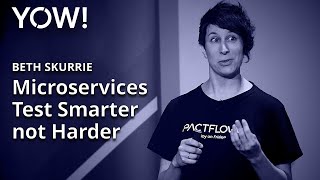 Microservices – Test Smarter not Harder • Beth Skurrie • YOW 2019 [upl. by Airan]