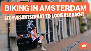 Amsterdam  Biking from Stuyvesantstraat to Sportcity Looiersgracht  17102024 [upl. by Atnauqahs557]