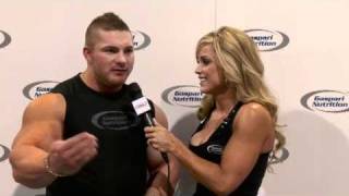 IFBB Pro Flex Lewis and IFBB Pro Stacey OsterThompson  the 2010 Olympia [upl. by Aurita]