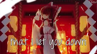 Nightcore ⇢ Let You Down Lyrics [upl. by Xuerd846]