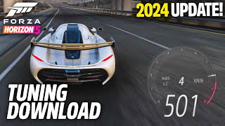 Forza Horizon 5 Koenigsegg Jesko OVER 500 KMH FASTEST TUNE  2024 UPDATE [upl. by Kenta271]