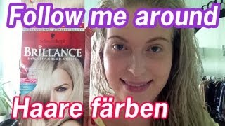 ▶︎ Haare blondieren  blond färben Gelbstich entfernen [upl. by Nylaroc]