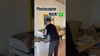 Photocopier Hack ✅ officehumor workhumor teacherhumor teacher teacherlife teachingexams [upl. by Yttiy]