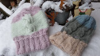 5 DIYDIE  ZOPF Mützen Beanies Stirnband Schal Mini bis XXL  STRICKEN leicht gemacht 1 [upl. by Bully]