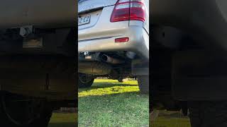 1HDFTE 3 inch exhaust on 100 series Landcruiser BigAussieBoys Cruiser [upl. by Aerbas]