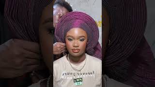 Round Gele Tutorial 😍😍😍😍 [upl. by Hgielime]