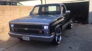 1983 Chevy C10 Silverado Short Bed on 24s For Sale [upl. by Iene]