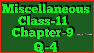 Miscellaneous Exercise Chapter 9 Q4 Sequence and Series Class 11 Maths NCERT [upl. by Cleve75]