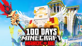 I Survived 100 Days as ZEUS in Hardcore Minecraft [upl. by Tracie13]