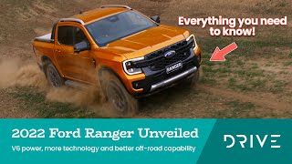 All New 2022 Ford Ranger Unveiled  Drivecomau [upl. by Yrram790]