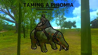 Taming a PHIOMIA ARK p1 [upl. by Enirol]