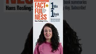 Factfulness  1 Minute Summary 1Min1Book BookSummary Factfulness HansRosling Optimism [upl. by Phelia]