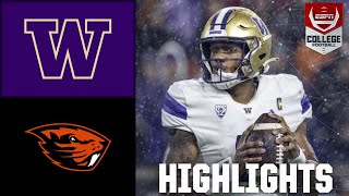 Washington Huskies vs Oregon State Beavers  Full Game Highlights [upl. by Nad]