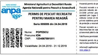 PERMIS DE PESCUIT ANPA 2020 CUM SA IL OBTINETI ONLINE [upl. by Madeline356]