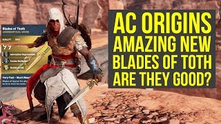 Assassins Creed Origins Best Weapons NEW DUAL SWORDS  Blades of Thoth AC Origins Best Weapons [upl. by Rafael]