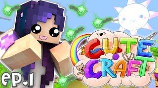 CuteCraft NEW Minecraft SMP  Ep 1  Everythings Adorable [upl. by Ronyar327]